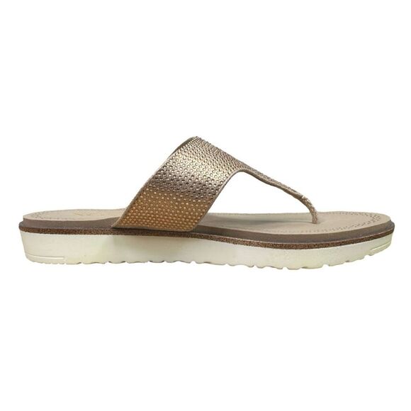 XOXO Dorcie Sandals - Rose Gold Rhinestones - Size 7 - Picture 4 of 9